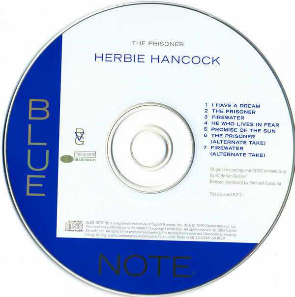 Herbie Hancock - The Prisoner (CD) Image