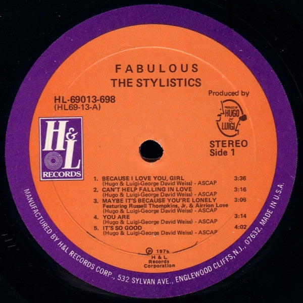 Stylistics, The - Fabulous (Vinyl) Image