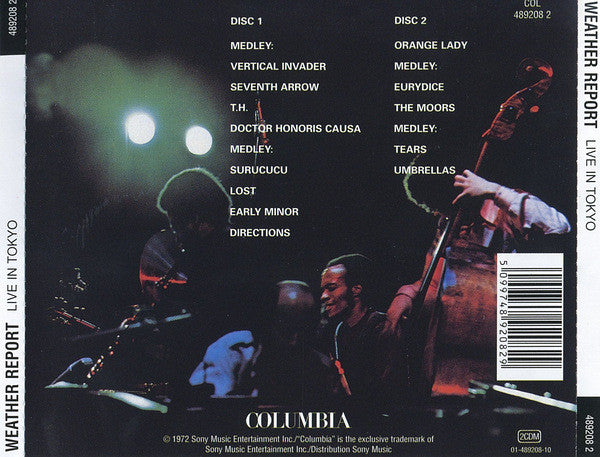 Weather Report - Live In Tokyo (CD) (2 CD) Image