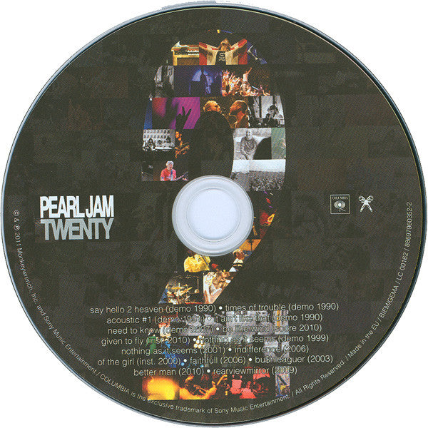 Pearl Jam - Twenty - Original Motion Picture Soundtrack (CD) (2)