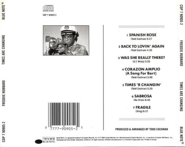 Freddie Hubbard - Times Are Changing (CD) Image