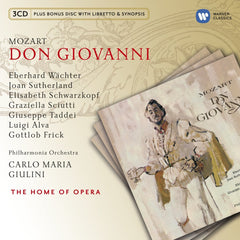 Wolfgang Amadeus Mozart - Eberhard Wächter, Joan Sutherland, Elisabeth Schwarzkopf, Graziella Sciutti, Giuseppe Taddei, Luigi Alva, Gottlob Frick, Philharmonia Orchestra, Carlo Maria Giulini - Don Giovanni (CD) (4)