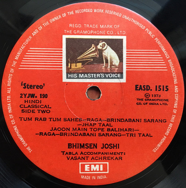 Bhimsen Joshi - Enchanting Melodies (Vinyl)