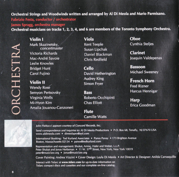 Al Di Meola, World Sinfonia - The Grande Passion (CD) Image