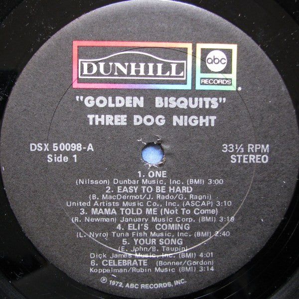 Three Dog Night - Golden Bisquits (Vinyl) Image