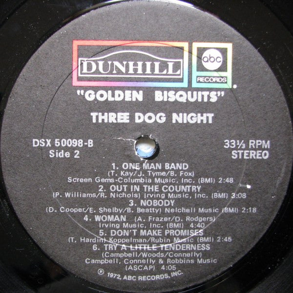 Three Dog Night - Golden Bisquits (Vinyl) Image