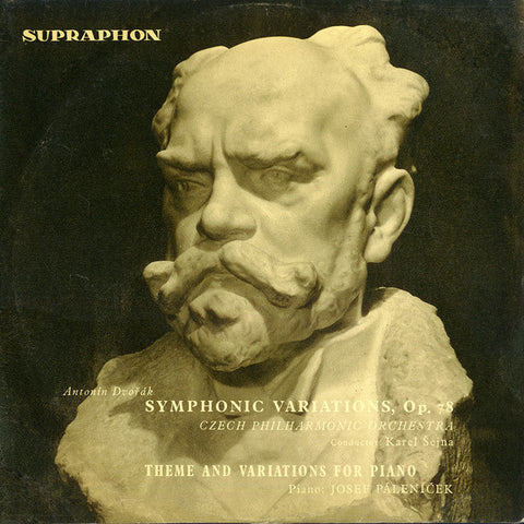 AntonÃ­n DvoÅ™Ã¡k, Czech Philharmonic Orchestra, The, Josef PÃ¡lenÃ­Äek - Symphonic Variations, Op. 78 / Theme And Variations For Piano (Vinyl) Image