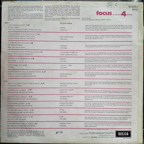 Various - Focus On Phase 4 Stereo (Vinyl)