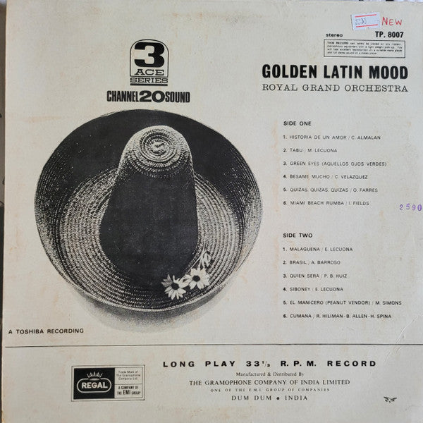 Royal Grand Orchestra, The - Golden Latin Mood (Vinyl) Image