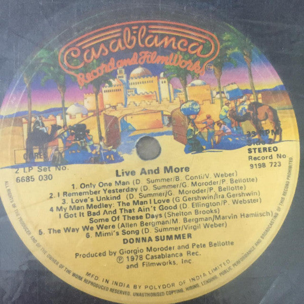 Donna Summer - Live And More (Vinyl) (2)