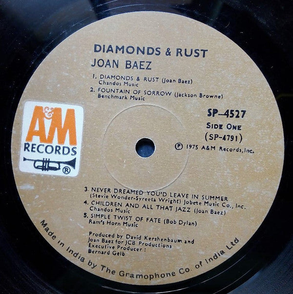 Joan Baez - Diamonds & Rust (Vinyl)