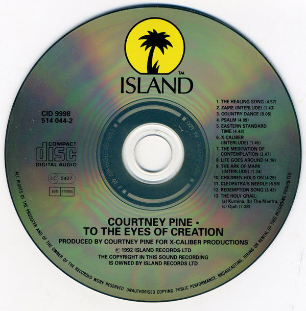 Courtney Pine - To The Eyes Of Creation (CD) Image