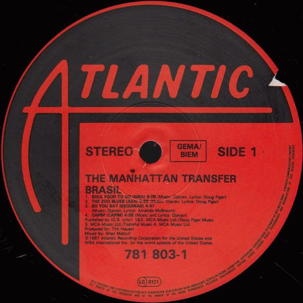 Manhattan Transfer, The - Brasil (Vinyl)