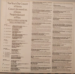 Wiener Philharmoniker, Willi Boskovsky - New Year's Day Concert In Vienna = Neujahrskonzert In Wien = Concert Du Nouvel An, A Vienne (Vinyl) (2 LP) Image