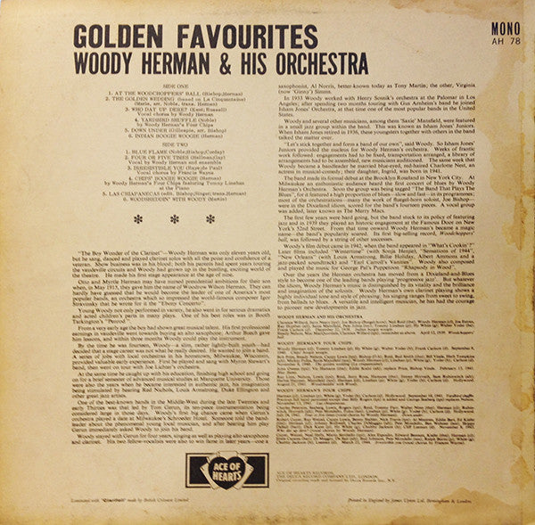 Woody Herman And His Orchestra - Golden Favourites (Vinyl)