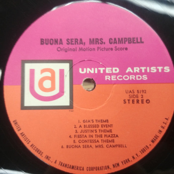 Riz Ortolani - Buona Sera, Mrs. Campbell (Original Motion Picture Score) (Vinyl) Image