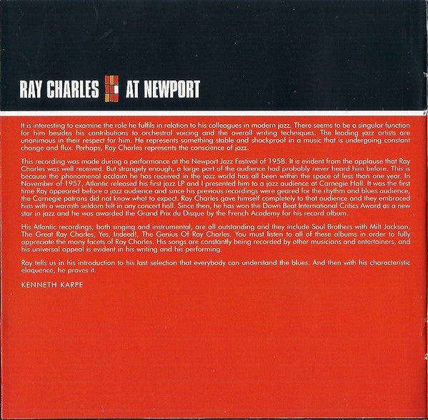 Ray Charles - Ray Charles At Newport (CD)