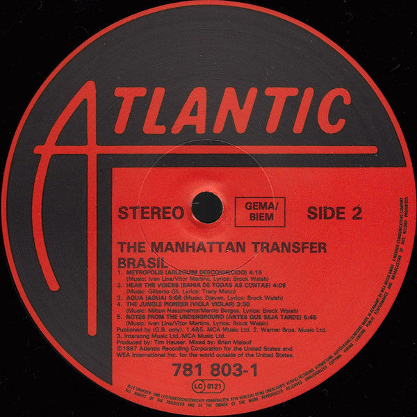 Manhattan Transfer, The - Brasil (Vinyl)