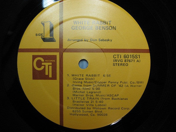 George Benson - White Rabbit (Vinyl) Image