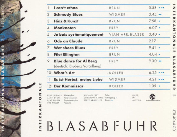 Interkantonale Blasabfuhr - 2 (CD) Image