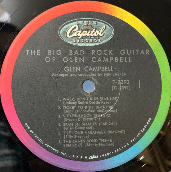 Glen Campbell - The Big Bad Rock Guitar Of Glen Campbell (Vinyl) Image