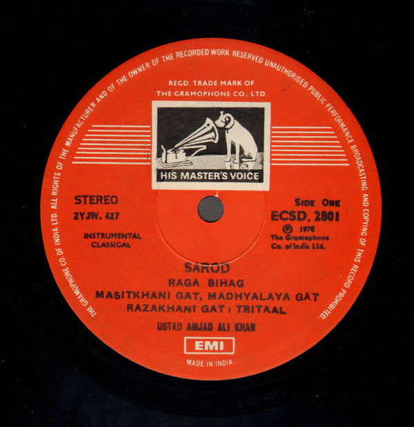 Amjad Ali Khan - Music Of Love (Vinyl)