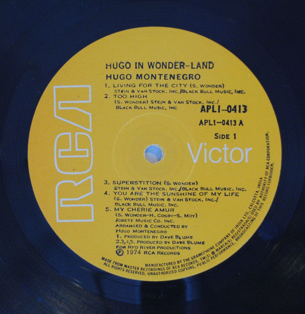 Hugo Montenegro - Hugo In Wonder-Land (Vinyl)