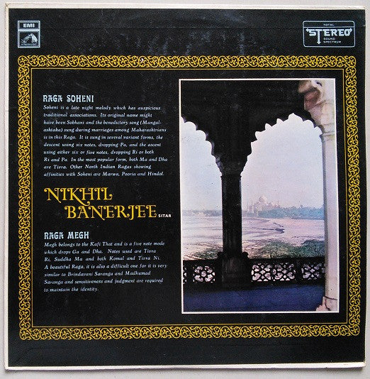 Nikhil Banerjee - Raga Soheni, Raga Megh (Vinyl)