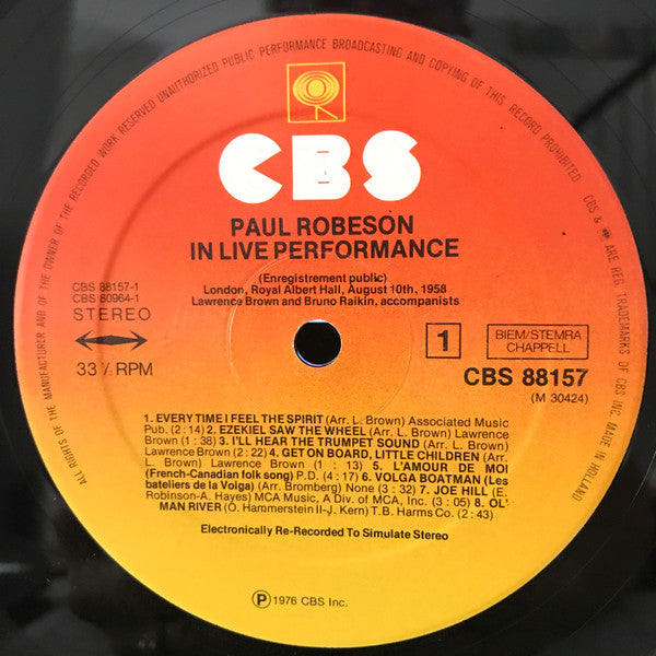 Paul Robeson - Ol' Man River (Vinyl) (2)