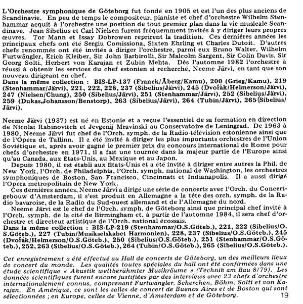 Jean Sibelius, GÃ¶teborgs Symfoniker / Neeme JÃ¤rvi - Symphony Nr. 1 E Minor Op. 39 / Finlandia Op. 26:7 (CD) Image