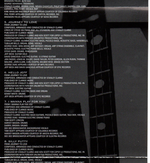 Stanley Clarke - The Bass-ic Collection (CD) Image