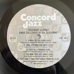 Rosemary Clooney - Rosemary Clooney Sings The Lyrics Of Ira Gershwin (Vinyl) Image