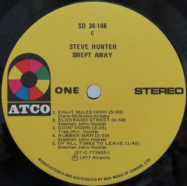 Steve Hunter - Swept Away (Vinyl)