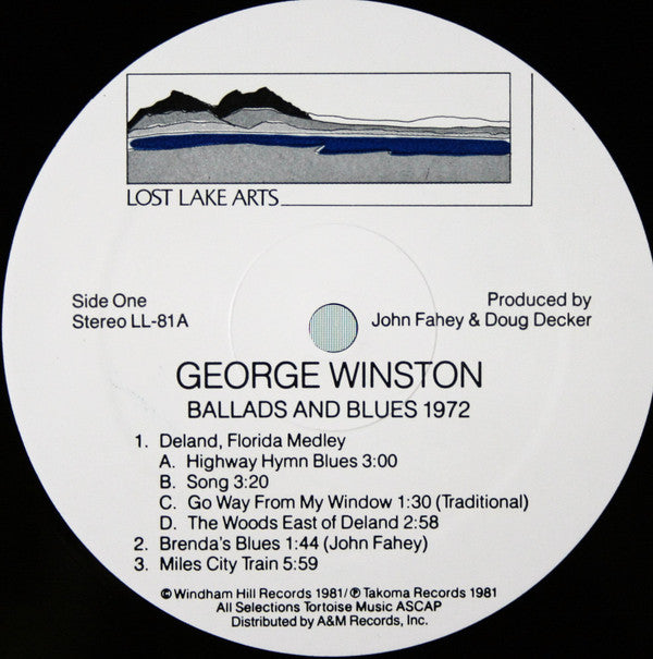 George Winston - Ballads And Blues 1972 (Vinyl) Image