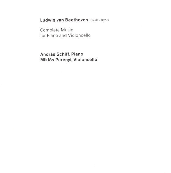 András Schiff, Miklós Perényi - Ludwig van Beethoven - Complete Music For Piano And Violoncello (CD) (2)