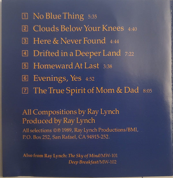 Ray Lynch - No Blue Thing (CD) Image