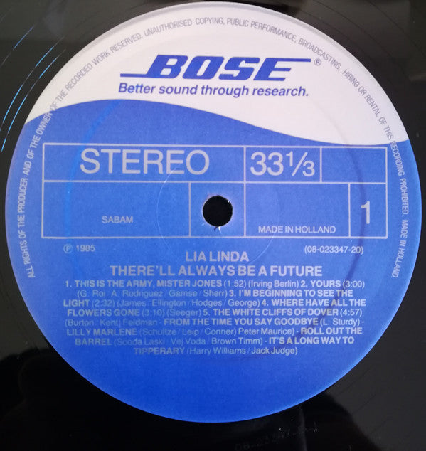 Lia Linda - There'll Always Be A Future (Vinyl) Image