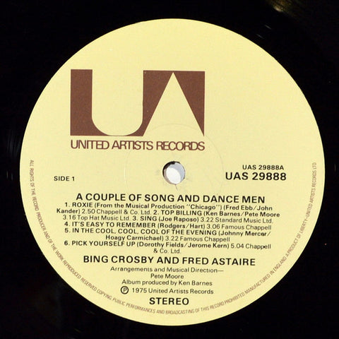 Bing Crosby & Fred Astaire - A Couple Of Song & Dance Men (Vinyl) Image