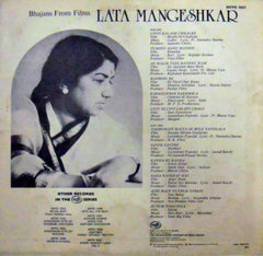 Lata Mangeshkar - Bhajans From Films (Vinyl)