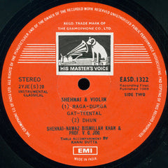 Bismillah Khan & V. G. Jog - Shenai & Violin (Vinyl) Image