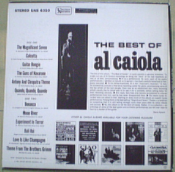 Al Caiola - The Best Of Al Caiola (Vinyl) Image