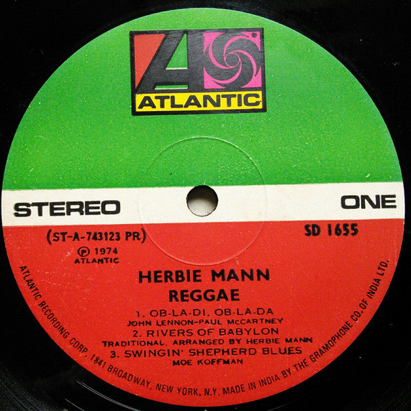 Herbie Mann - Reggae (Vinyl) Image