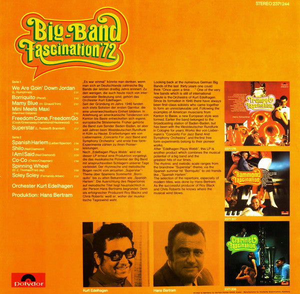 Orchester Kurt Edelhagen - Big Band Fascination '72 (Vinyl) Image