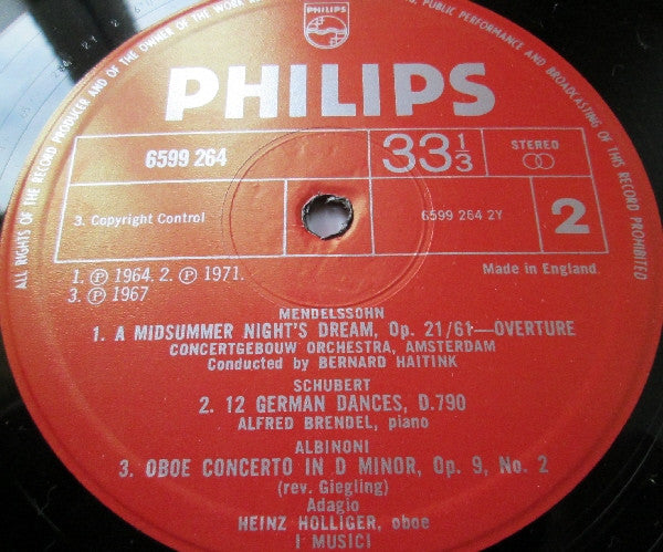 Alfred Brendel, Bernard Haitink, Henryk Szeryng & Heinz Holliger - Classical Moods (Vinyl) (2 LP) Image