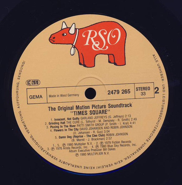 Various - The Original Motion Picture Soundtrack "Times Square" (Vinyl) (2 LP) Image