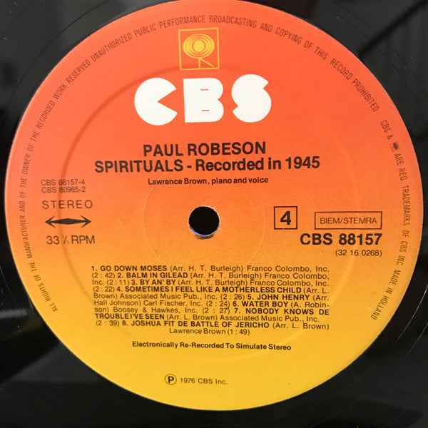 Paul Robeson - Ol' Man River (Vinyl) (2)