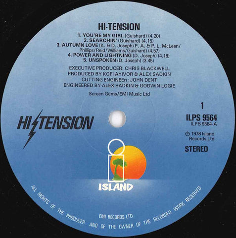 Hi-Tension - Hi-Tension (Vinyl)