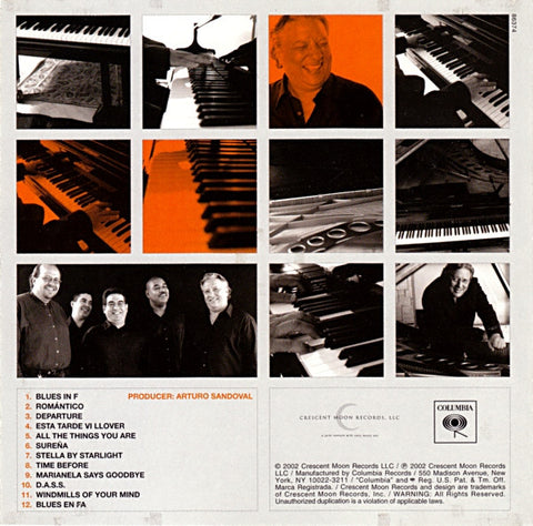 Arturo Sandoval - My Passion For The Piano (CD) Image
