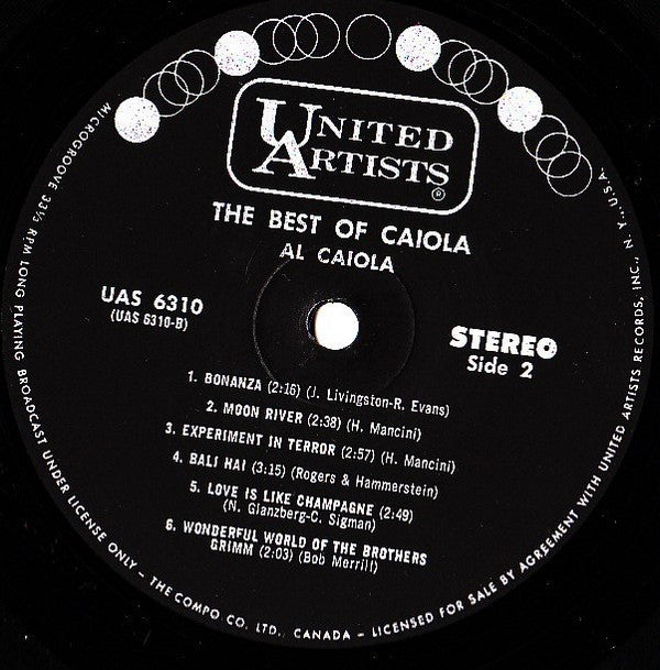 Al Caiola - The Best Of Al Caiola (Vinyl) Image