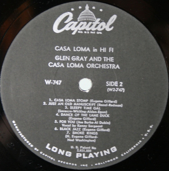 Glen Gray & The Casa Loma Orchestra - Casa Loma In Hi-Fi (Vinyl)